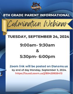 8th grade parent Meeting